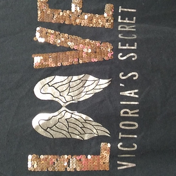 SALE! Victoria's Secret Vintage Gold Bling Zip Up Jacket Sz.XS Can Fit Bigger - Picture 2 of 12